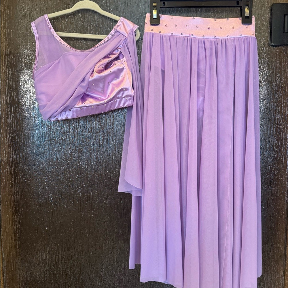 Elegant Lavender Skirt